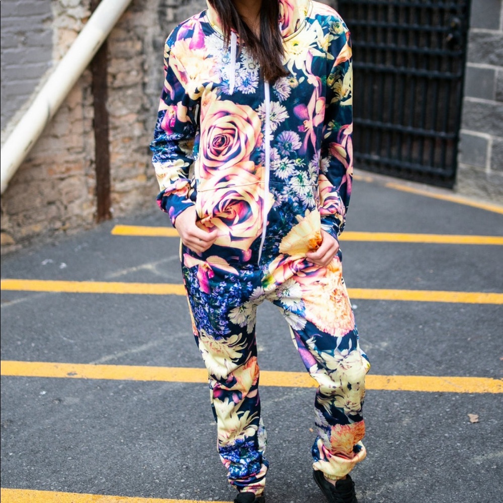Electro Threads floral onesie